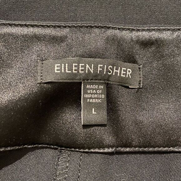 Eileen Fisher Trousers in Black Large - Picture 5 of 9